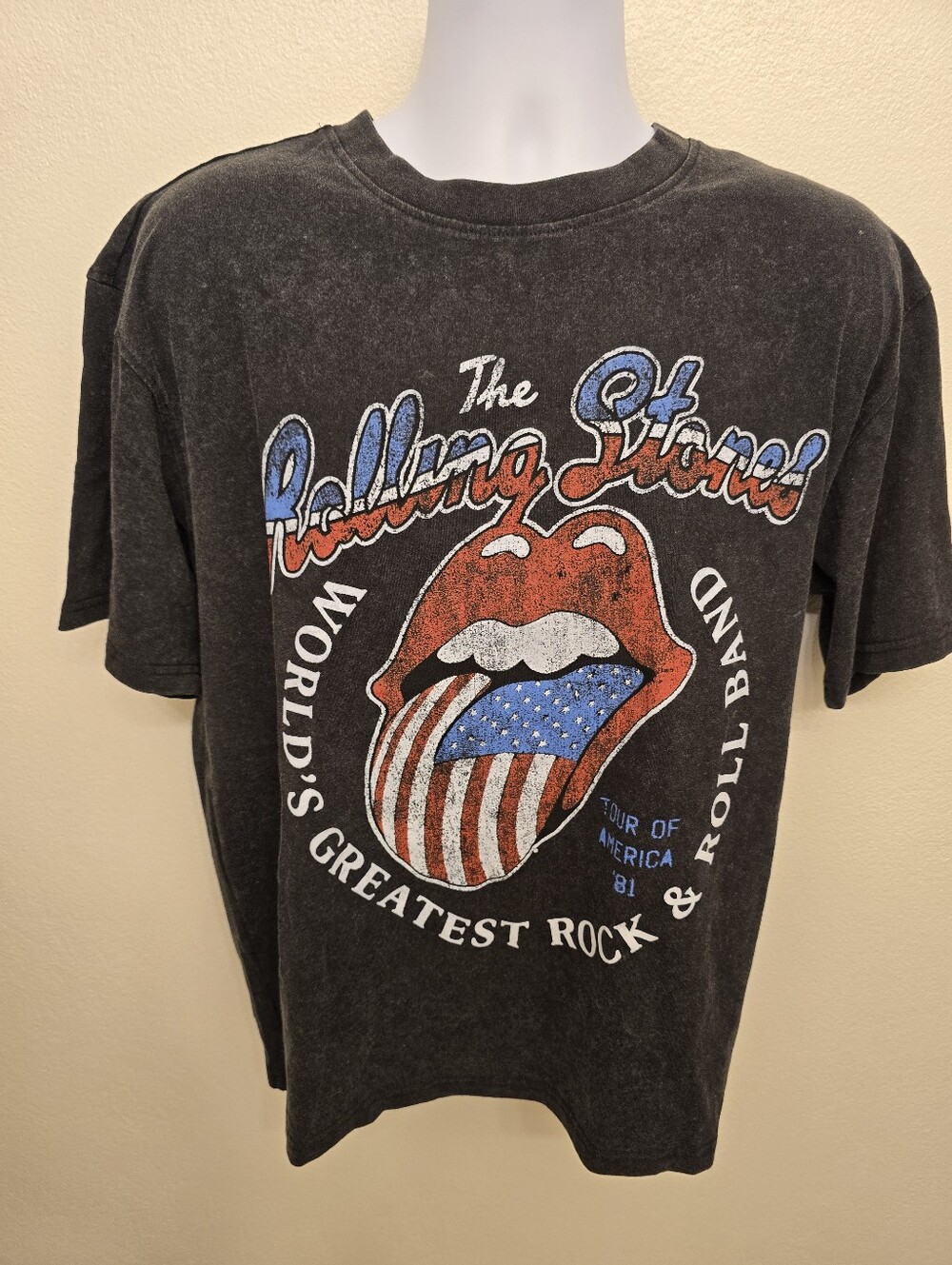 NWOT the Rolling Stones Vintage Inspired Short Sleeve T-shirt